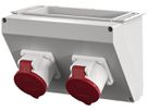 Anbaugehäuse Hensel mit Steckdose CEE 32 A 400V