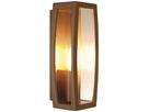 Wandleuchte SLV MERIDIAN BOX, E27 20W IP54 rostfarben