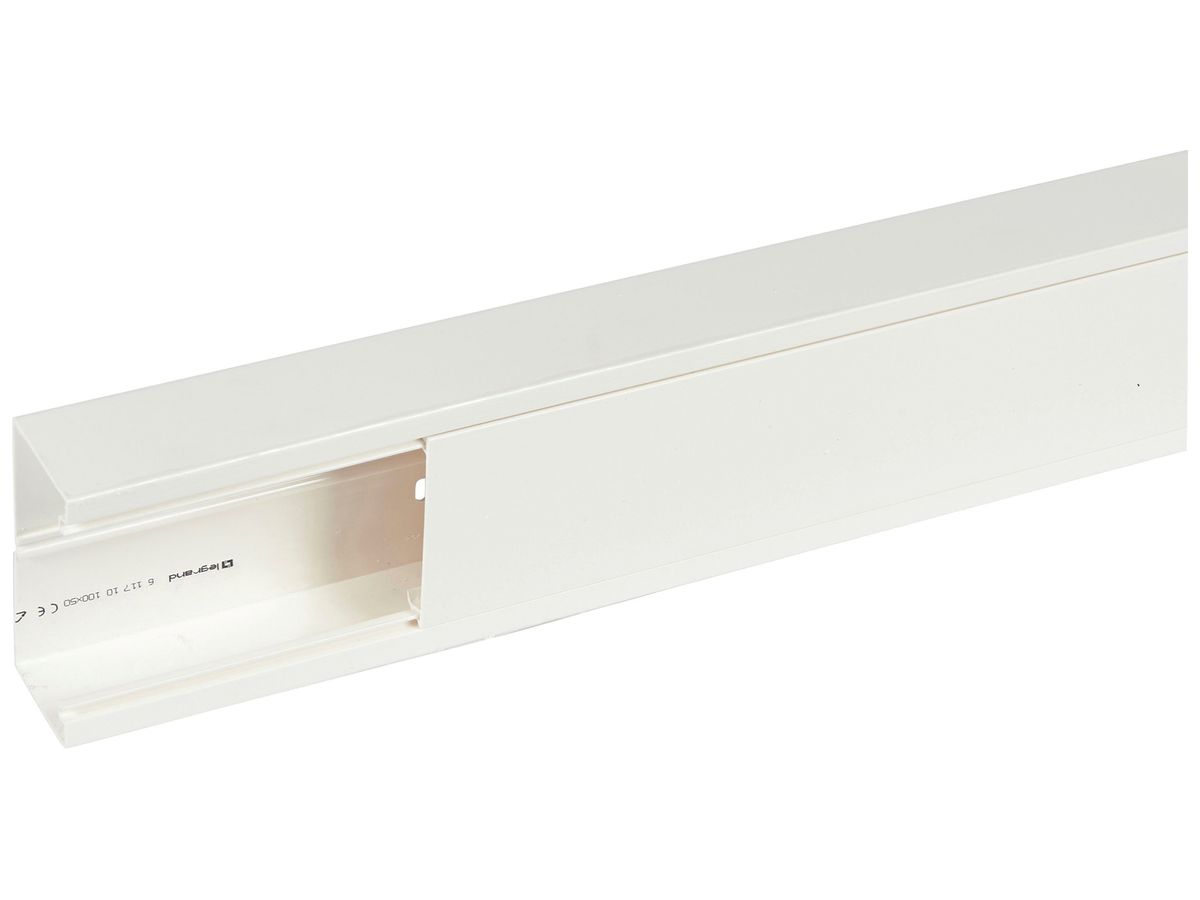 Brüstungskanal HF 100×50×2000×80mm Kunststoff weiss