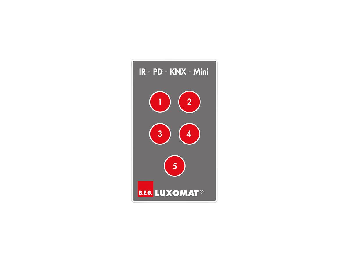 Fernbedienung Luxomat IR-PD KNX Mini