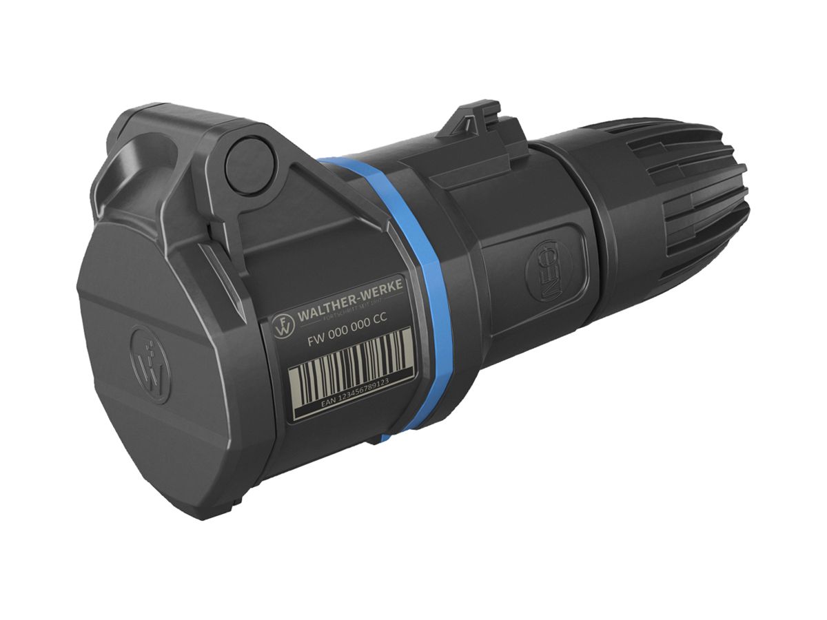 Kupplung CEE NEO 3P 16A 200…250V 6h blau IP54 schraublose Klemme