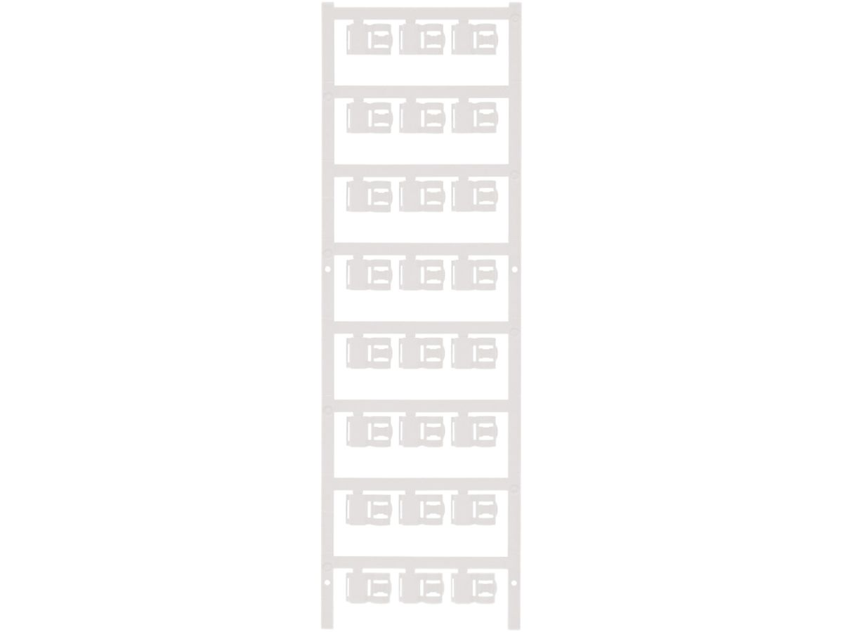 Leitermarkierer Weidmüller MultiCard SFC für Ø4…6mm 12×9.3mm PA66 weiss