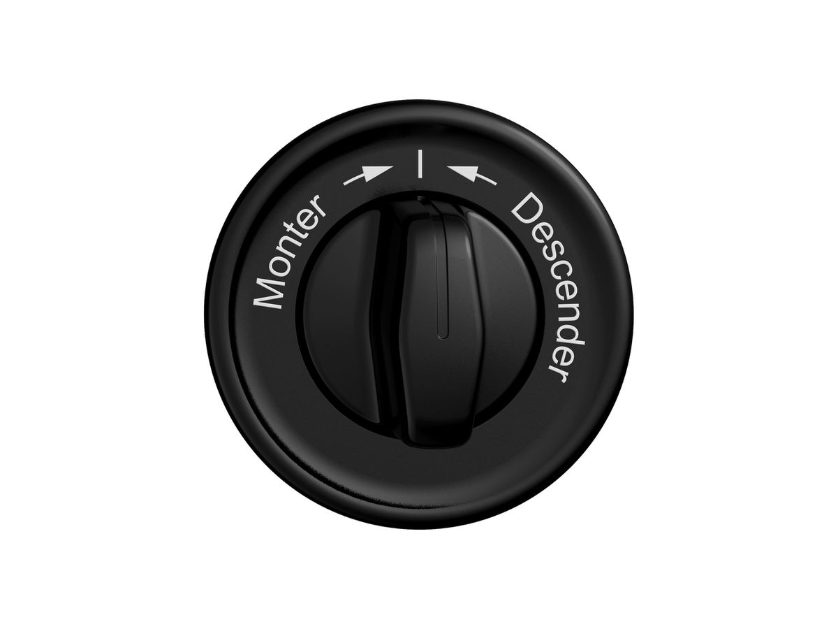 Montageset STANDARDdue SNAPFIX® f.Drehschalter m.Griff Mont.→ ← Desc.sz