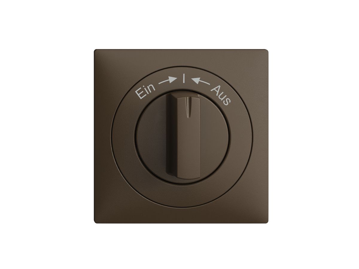 Frontset Ein->I<-Aus EDIZIOdue coffee 60×60mm für Drehschalter