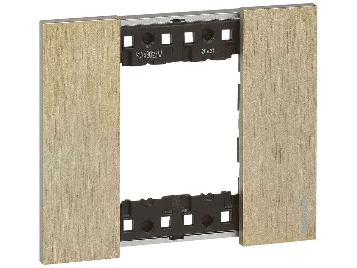 Abdeckrahmen Living Now 2 Module 102.5×86mm gold