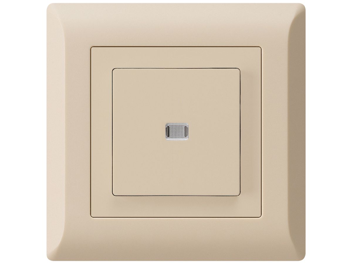 UP-Leuchtdruckschalter kallysto.line 6/1L beige