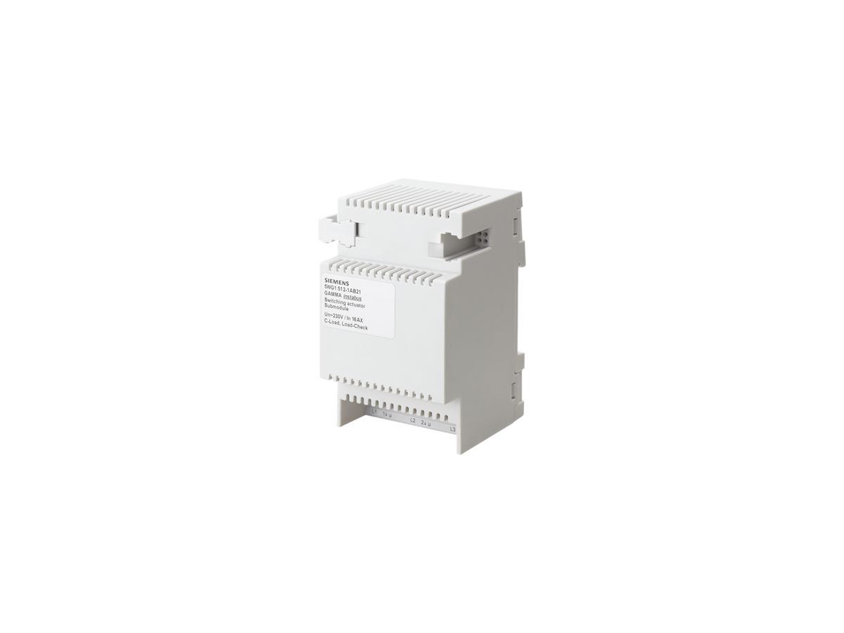 REG-KNX-Schaltaktor Siemens 3-fach 16A, Erweiterungsmodul