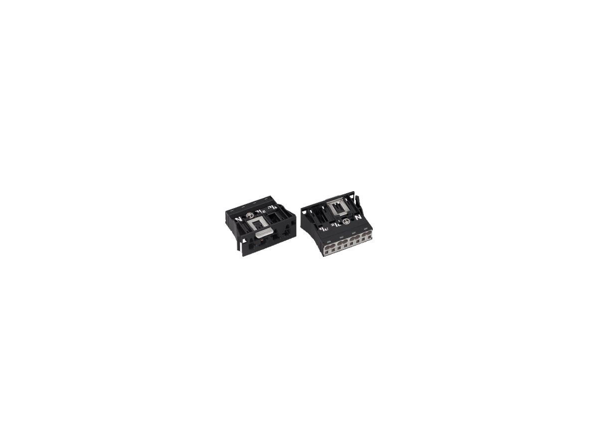 Steckerteil WAGO 4L 2×0.5…4mm² weiss