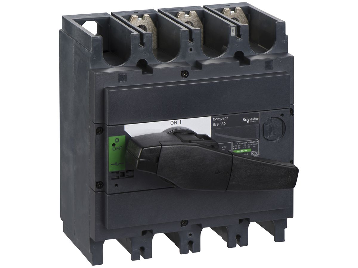 Lasttrennschalter Schneider Electric INS 3L 630A mit Drehgriff schwarz