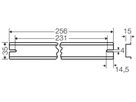 Tragschiene Hensel für KF 35 256mm