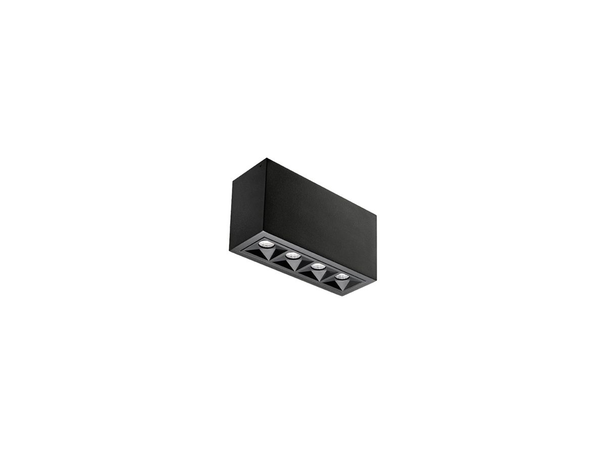 LED-Deckenleuchte SG Inspire 8W 450lm 927 DIM 160×59mm schwarz