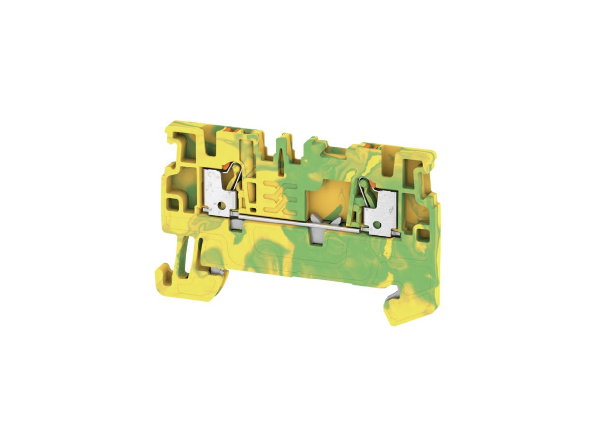 Schutzleiter-Reihenklemme Weidmüller A2C PUSH IN 1.5mm² grün-gelb