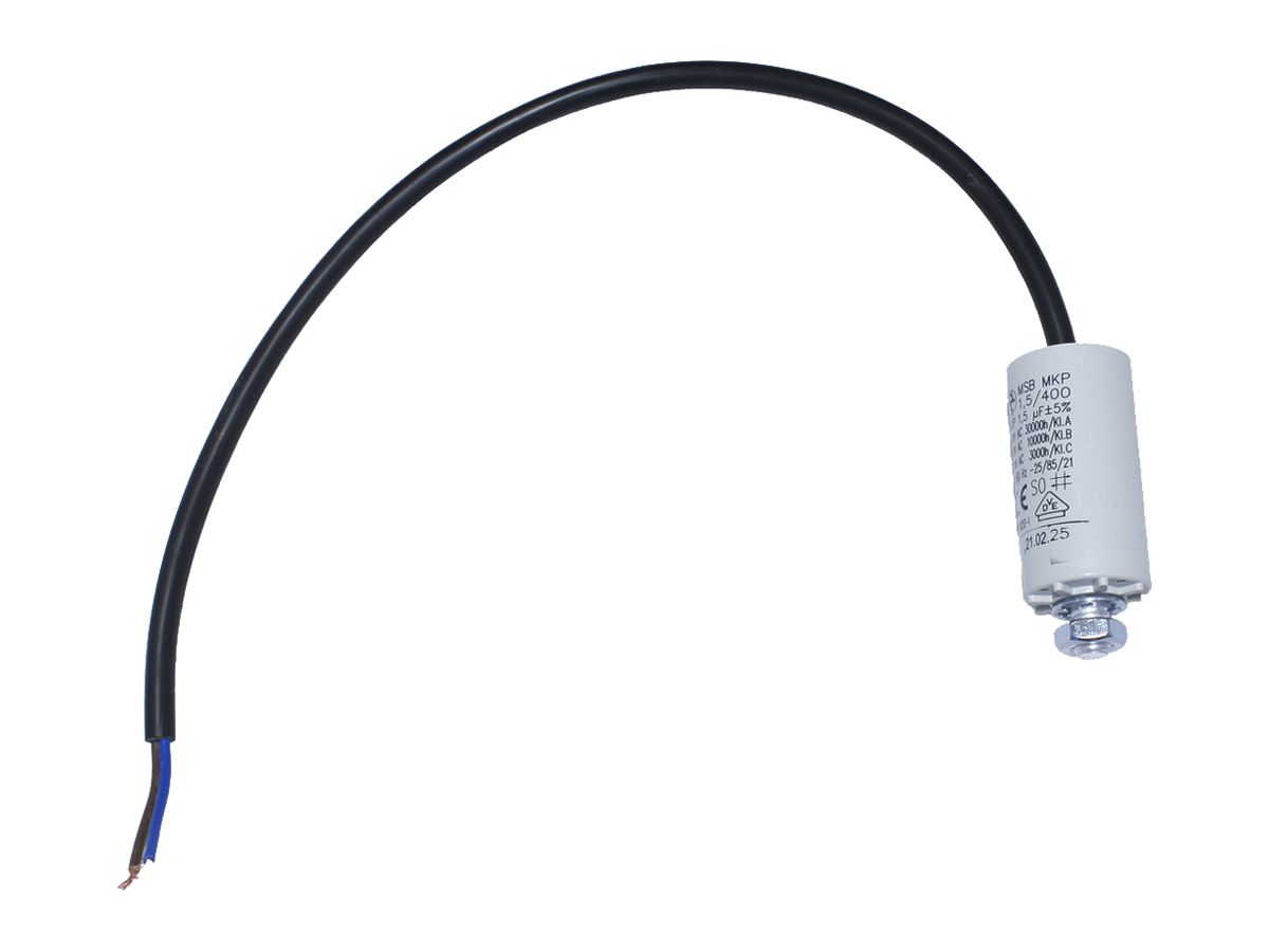 Kondensator HYDRA MSB MKP 2 /400 2µF 500V für Motor Ø25×48mm