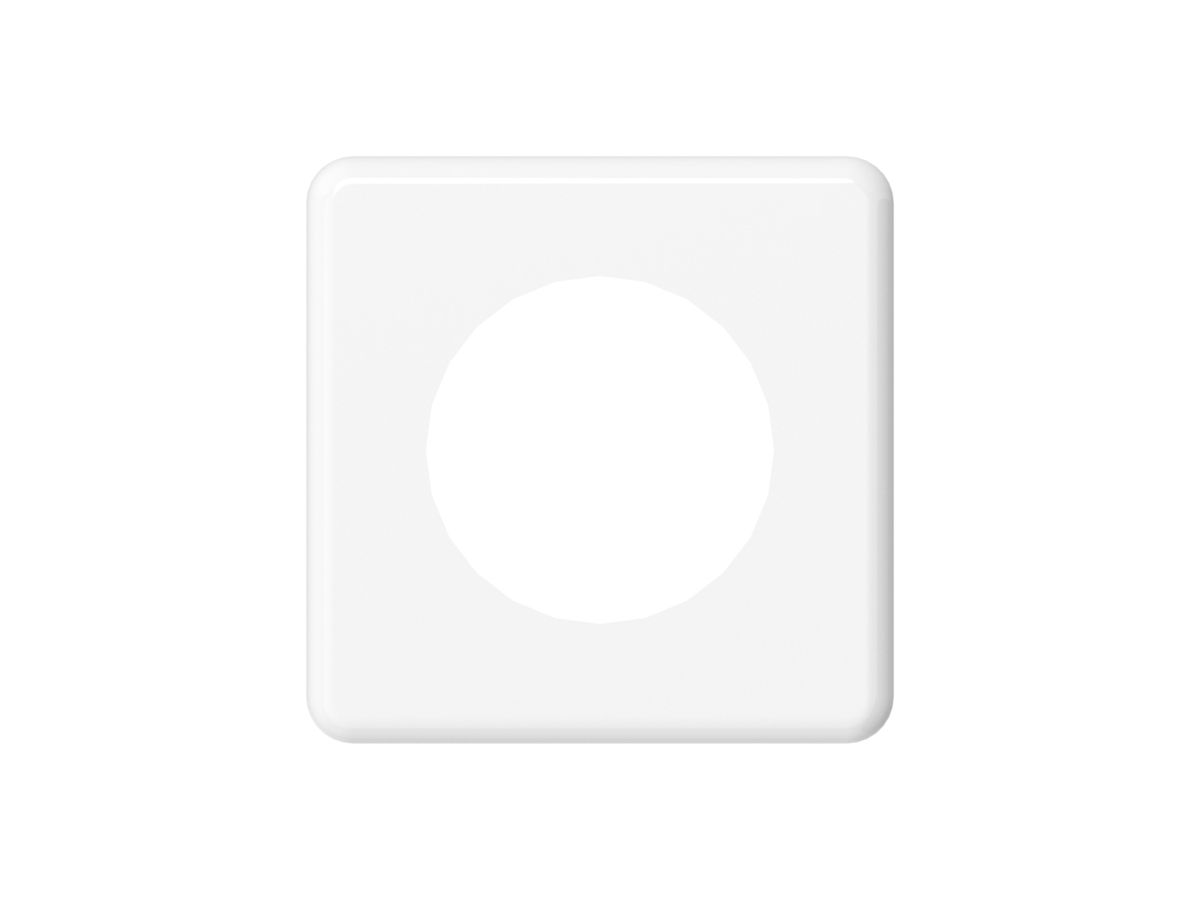 Frontplatte Classic 43mm weiss