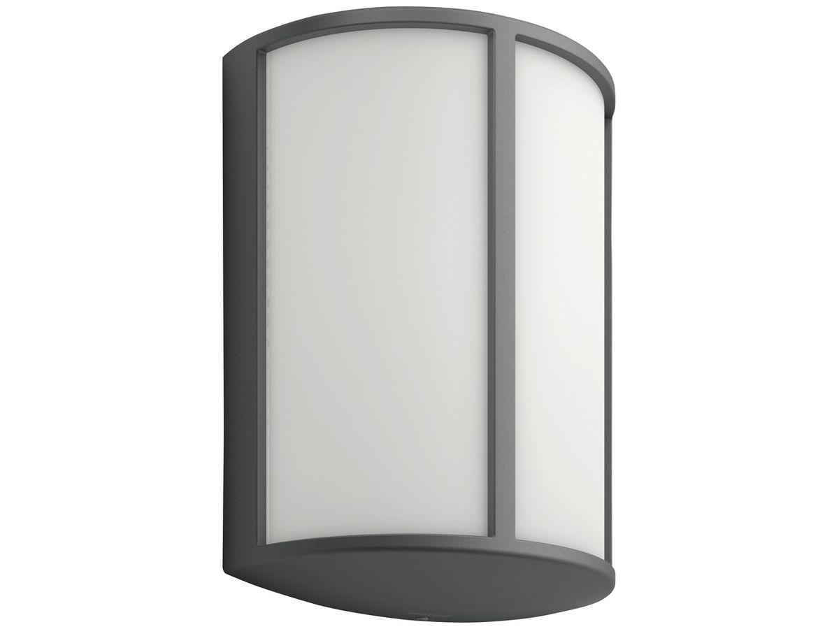 LED-Wandleuchte Stock  6W 2700K 600lm IP44 anthrazit