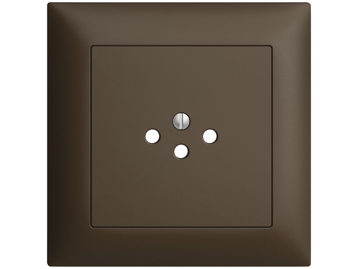 UP-Frontset EDIZIOdue coffee 88×88mm 1×T12
