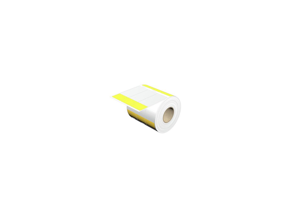 Kabelmarkier-Etikette WM THM WO für Ø8…21.7mm 93mm Polyester gelb