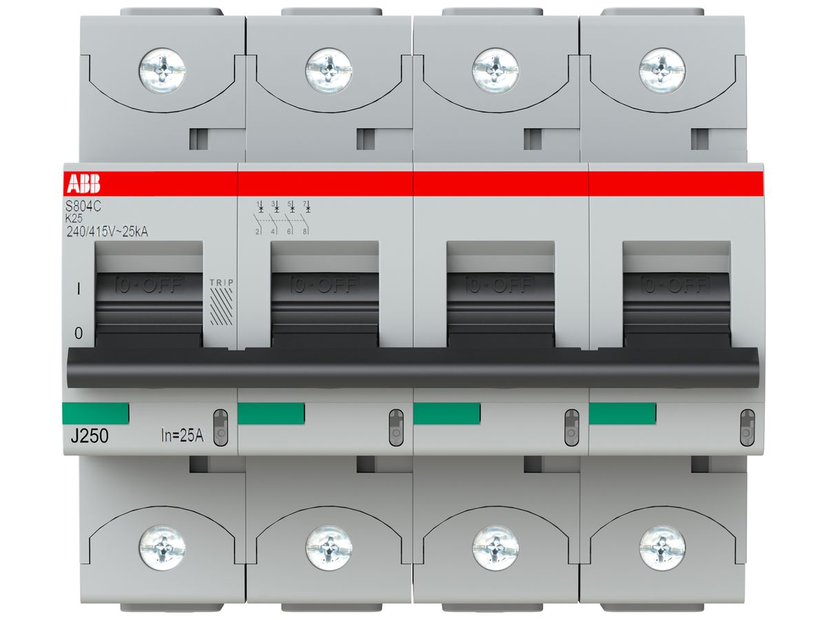 Leitungsschutzschalter ABB S804S-K 25A 50kA