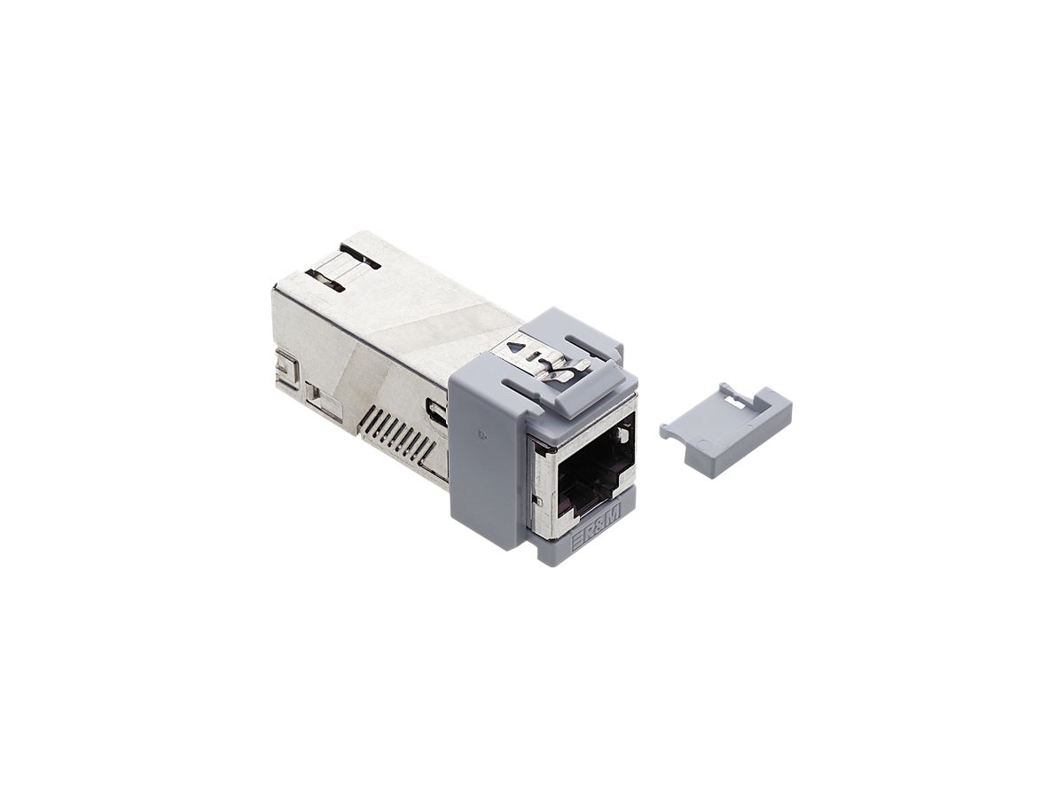 Anschlussmodul Kat.6a 1RJ45/s mit Snap In