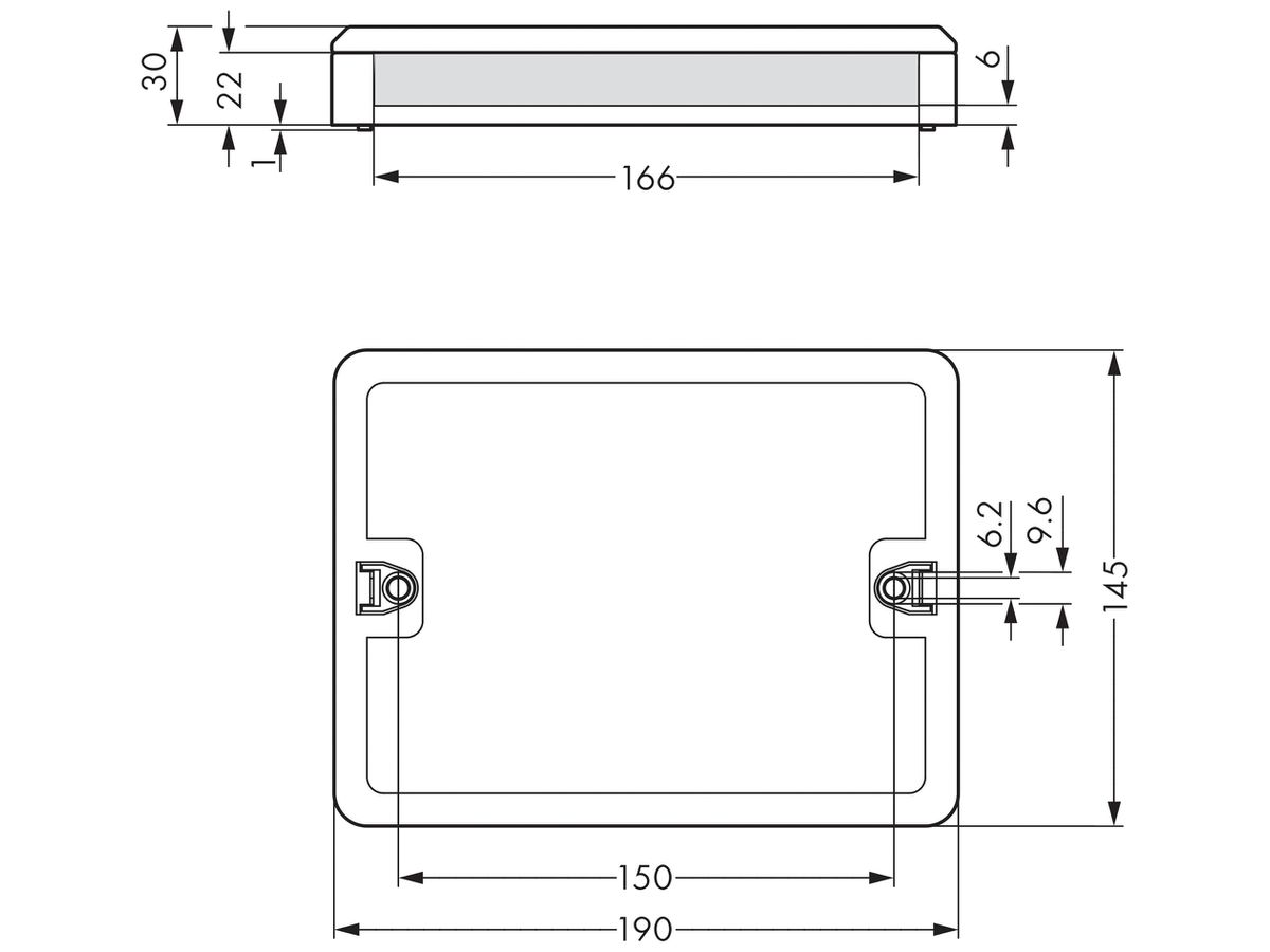Verteilerbox WAGO WINSTA, Basisvariante 2, weiss