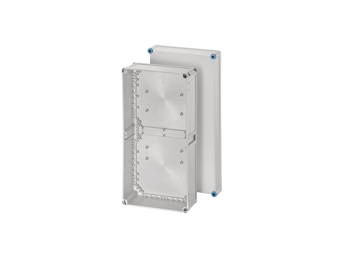 Apparategehäuse Hensel K 0401 grau leer mit Deckel 300×600×170mm