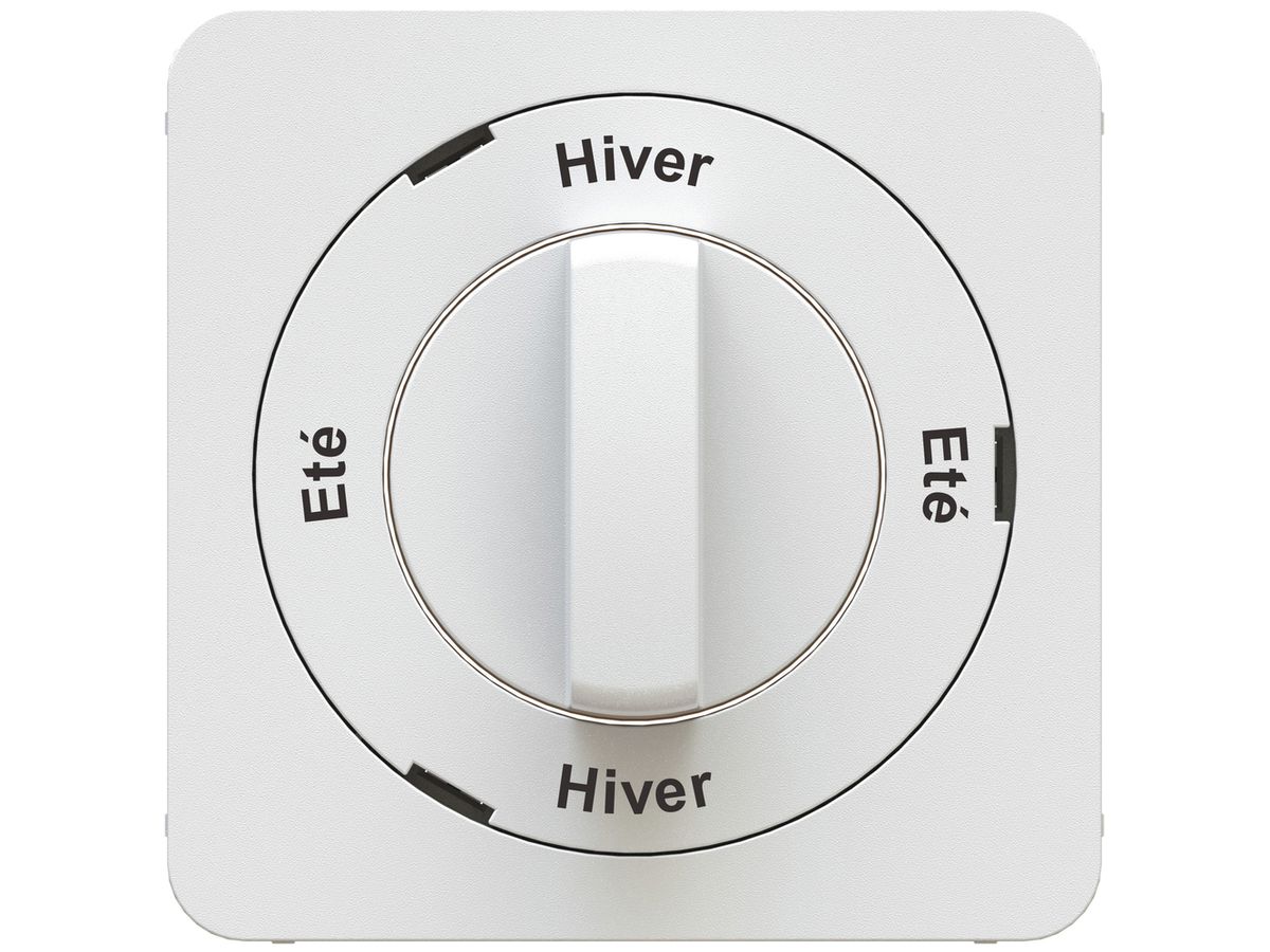 Frontplatte MH priamos Eté-Hiver-Eté-Hiver für Dreh-/Schlüsselschalter ws