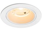 EB-LED-Deckenleuchte SLV NUMINOS S 6.7W 1050lm 3000K WB DALI DIM Ø80×52mm ws