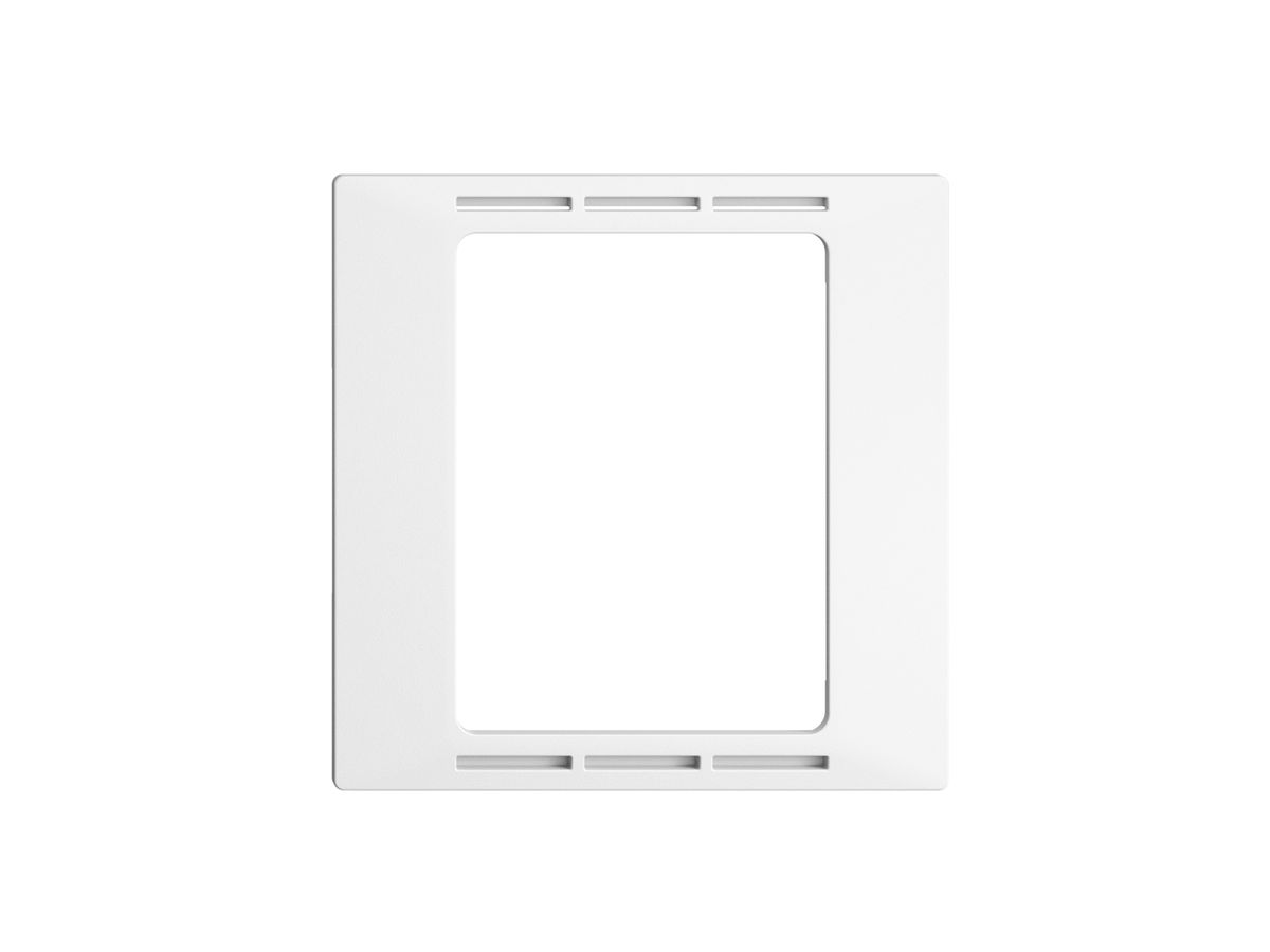 UP-Frontset EDIZIOdue F weiss für Raumthermostat mit Display