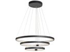 LED-Pendelleuchte SLV ONE TRIPLE DALI 65W 4200lm 3000/4000K Ø800×30mm schwarz