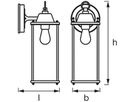 Laterne LEDVANCE ENDURA CLASSIC Lantern SQ M, E27 schwarz