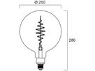 LED-Lampe Sylvania ToLEDo Vintage E27 7.5W 450lm 2000K G200 amber