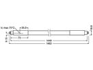 LED-Röhre SubstiTUBE T5 AC HO80, G5 37W 230V 5050lm 830 1449mm