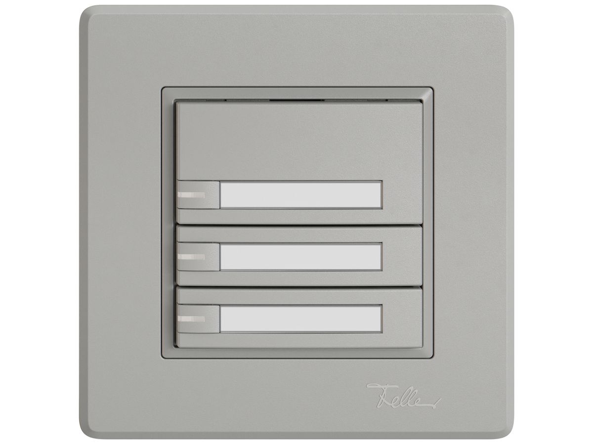 UP-KNX-Taster RGB EDIZIO.liv SNAPFIX® Temperaturfüh.RGB-LED Pap.3×T 1-Tbed.hgu