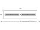 LED-Panelleuchte Sylvania OptiClip R 1200 PIR 34W 4450lm 830 IP20/40 DIM weiss
