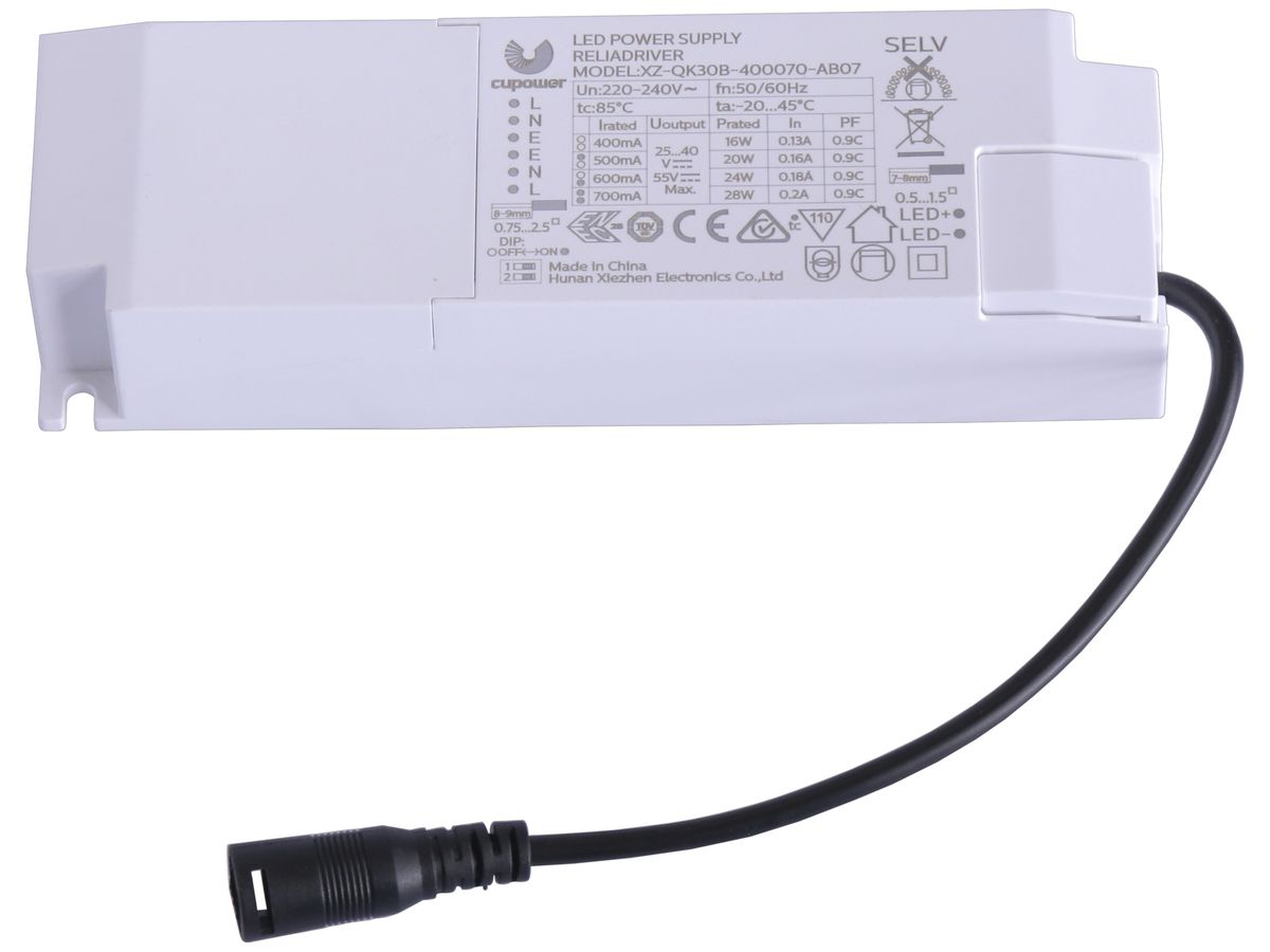 LED-Konverter DOTLUX CB IP20 16…28W 25…40V