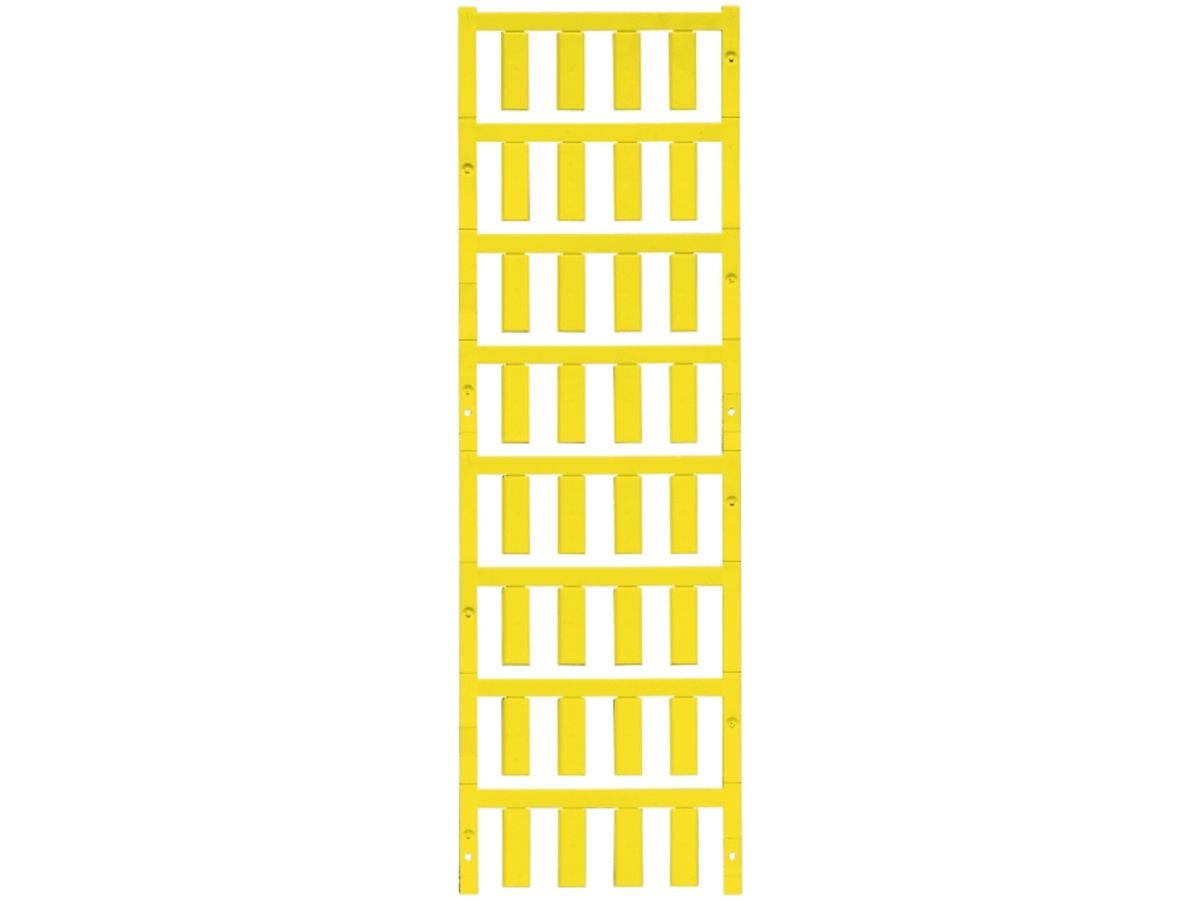 Leitermarkierer Weidmüller MultiCard VT SF für Ø4.8…7.4mm 21×7.4mm PA66 gelb