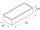 LED-Wandleuchte SLV WL149, 16W 1050lm 3000K IP20 weiss