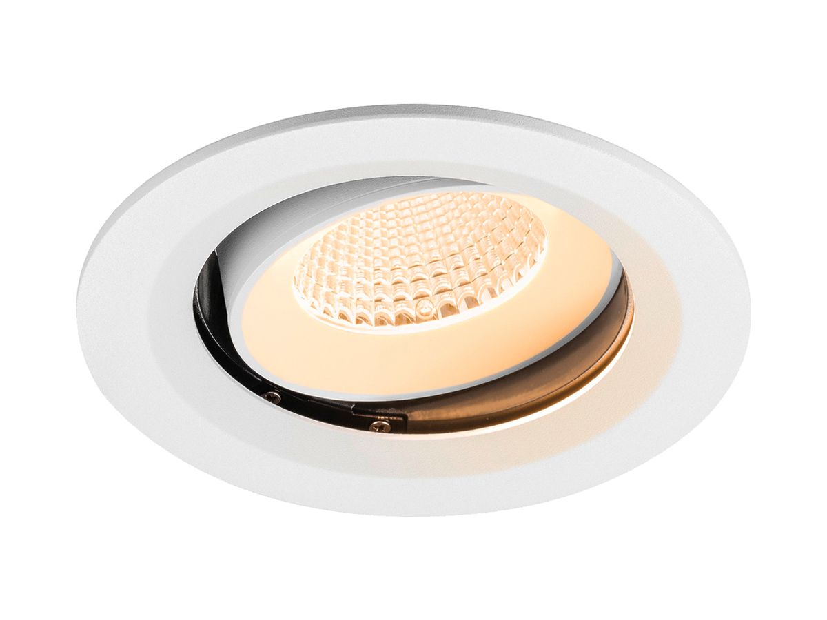 EB-LED-Spot SLV NUMINOS MOVE M 12W 1700lm 2700K MB DALI DIM Ø135×80mm ws