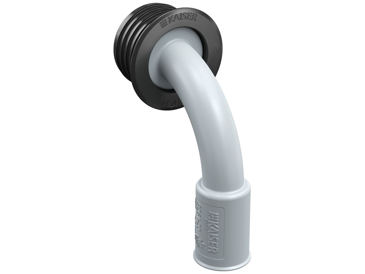 Übergangsstück Kaiser 90° Ø25mm für Hohlwand