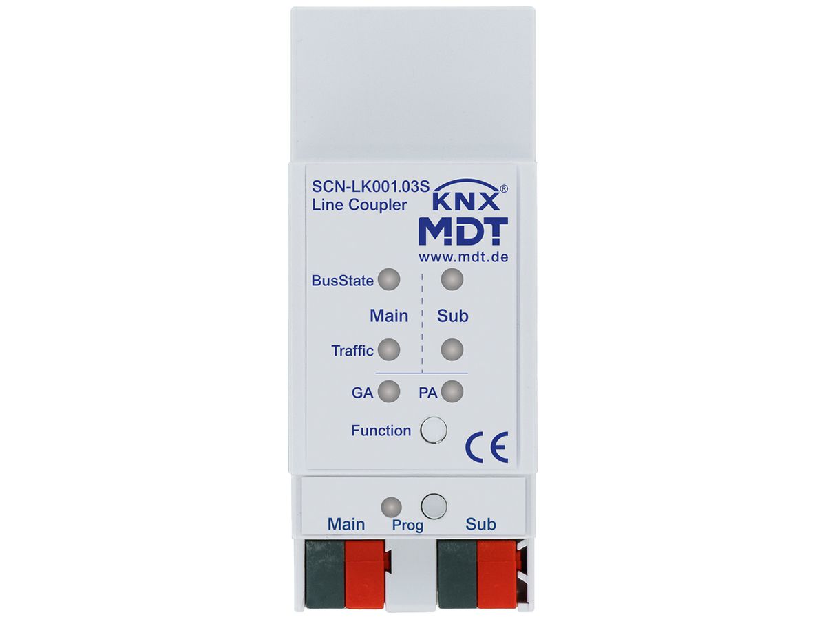 REG-Bereichs-/Linienkoppler KNX MDT SCN-LK001.03S Segmentkoppler 2TE