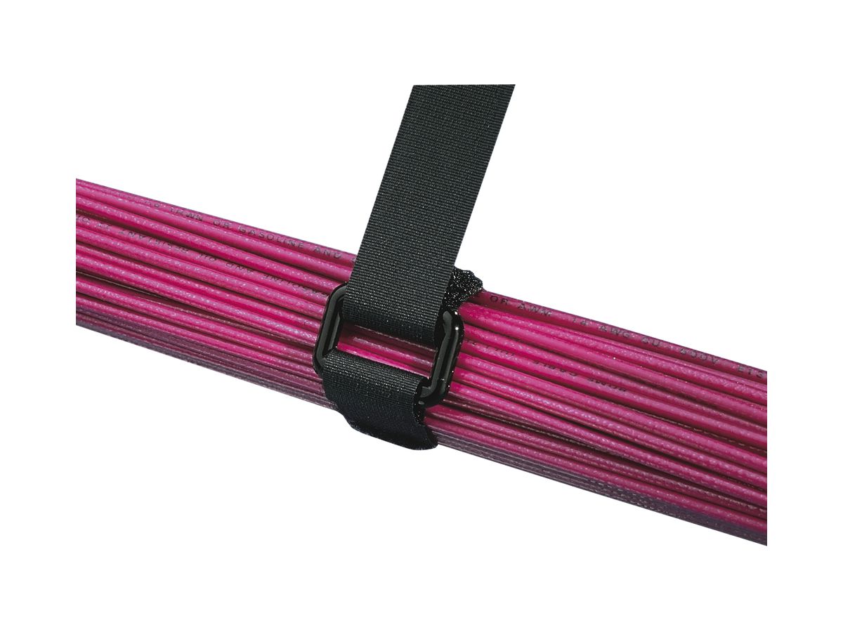 Kabelbinder Panduit-TY mit Klettverschluss 19.1×305mm schwarz