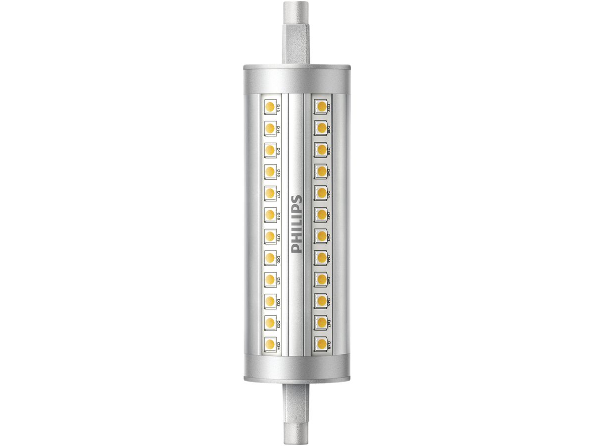 LED-Lampe CorePro R7s DIM 14…120W 230V 4000K 2000lm Ø29×118mm, klar