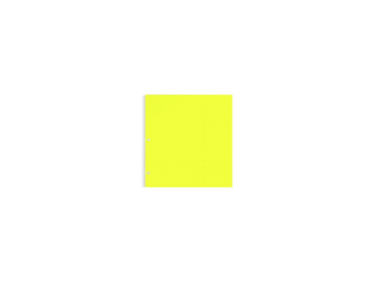 Einsteckschild Weidmüller ESO 8/20 P DIN A4 20×7mm Polyester gelb