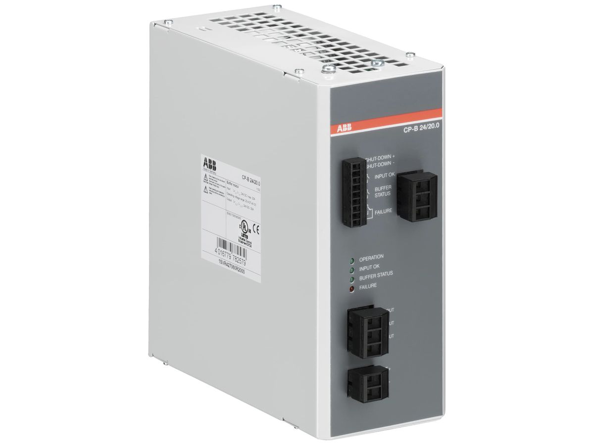 EB-Puffermodul ABB CP-B 24/20.0 24VDC/20A 480W Kapazität 8000Ws