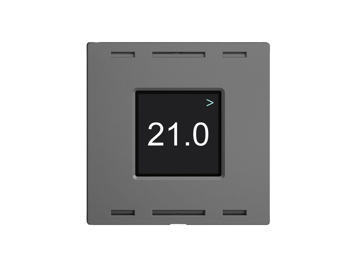 Raumtemperatursensor EDIZIOdue Wiser 230V 5…30°C dunkelgrau