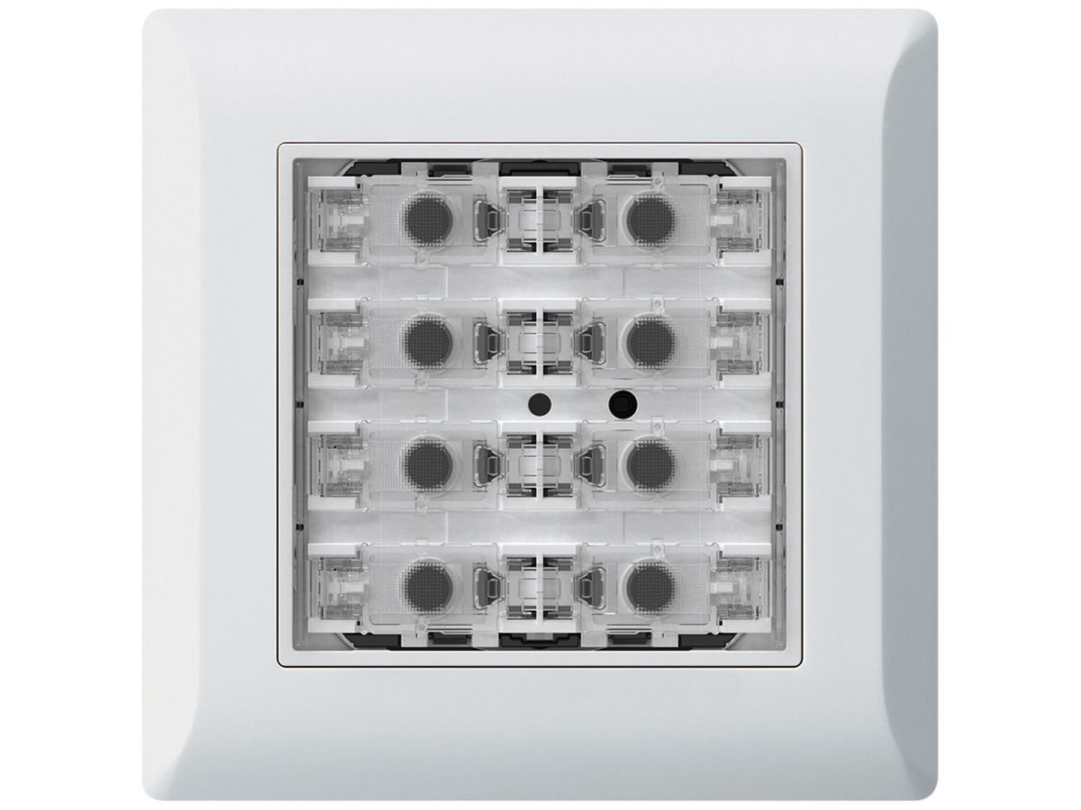 UP-Taster KNX KLI f.8×Tasten 8×Betätigungspunkte LED weiss