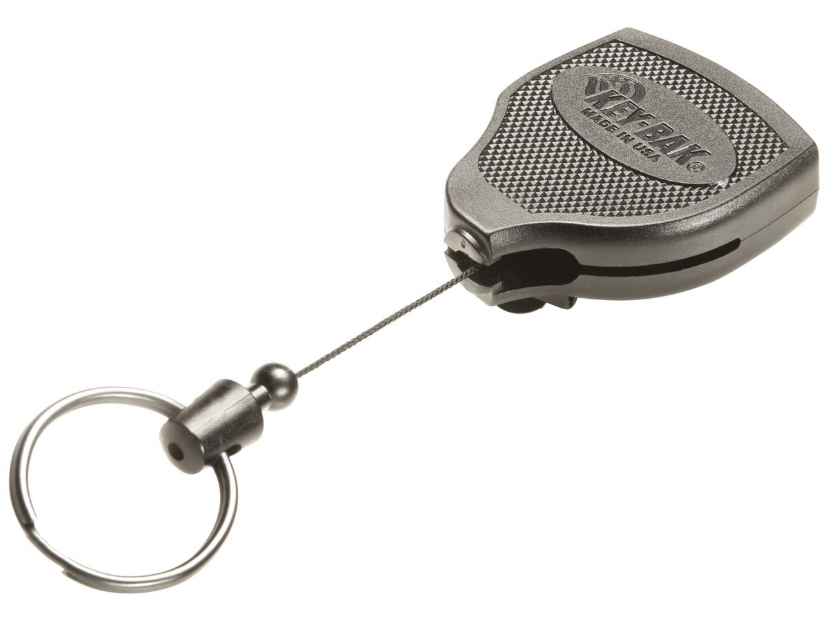Roll-Schlüsselanhänger Key-Bak KB SUPER 48 120cm Unisex Kunststoff schwarz