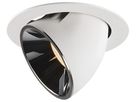 EB-LED-Downlight SLV NUMINOS GIMBLE XL, 37.4W 1050mA 3400lm 2700K 40° ws/chr