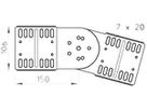 Gelenkverbinder Bettermann H=110mm zu MKS-Kanal