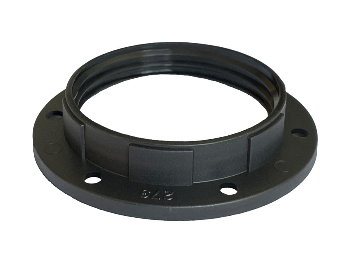 Schraubring Elektrogros E27 Kunststoff 56×10mm schwarz